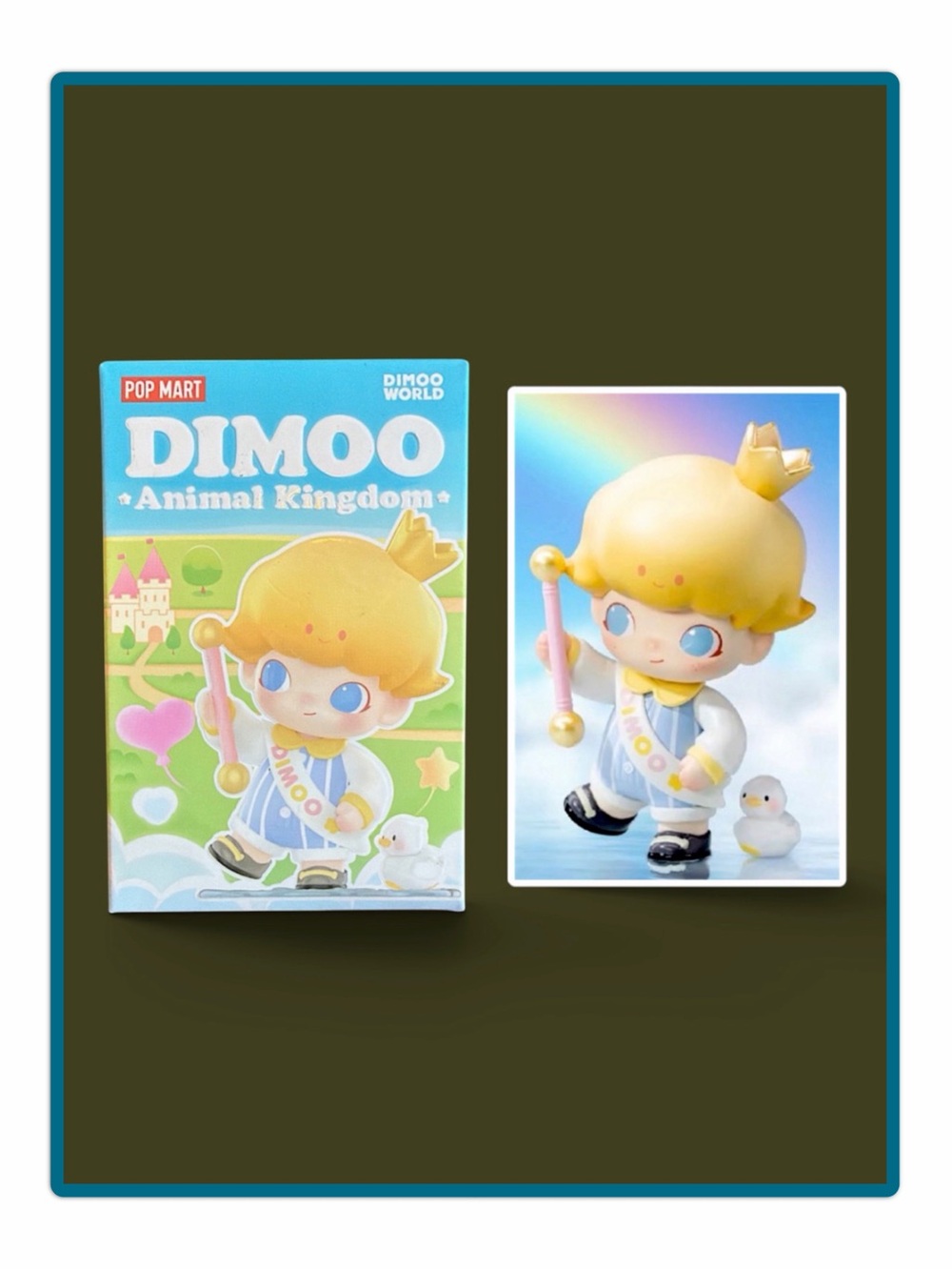 Pop Mart DIMOO Animal Kingdom Series Figure Duckling Leader